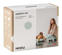 Modu Giocattolo Modello 20 Tlg. Baukasten Starter-Setset Playsystem Explorer von 0-6 Jahre - Ocean Mint/Forest Green