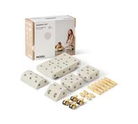 Giocattolo Modu. Modello 20 Tlg. Baukasten Starter-Setset Modu Playsystem Explorer von 0-6 Jahre - Sand Grey/Honey Yello