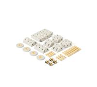 Modu Giocattolo Modello 34 Tlg. Baukasten Starter-Set Playsystem Dreamer von 0-6 Jahre - Sand Grey/Honey Yello