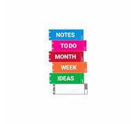 Modubooq di PATboard - 6 schede colorate per diari Discbound - A5