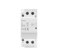 Modular Contactor 2P 40A 63A 2NO or 2NC or 1NO1NC DIN Rail Mounting AC220V 230V Automatic AUOQKQUT(2P 40A 2NO 220V)