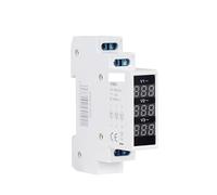 Modular Din Rail Voltage Meter Led Three-phase Digital Voltmeter Ac 80-500V 220v 230v 380v EKMV3 BIANMTSW