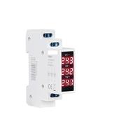 Modular Led Digital Three-phase Voltmeter For Din Rail Voltage Meter Ac 220v 230v 380v 80-500V EKMV3 YYVFLAUX