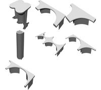 Modular Wall Mount Capsule Holder Compatible with Nespresso Vertuo Coffee Maker