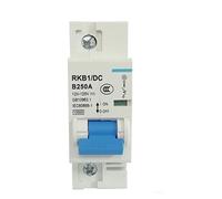 Modulari Interruttore Interruttore automatico 1P 2P DC 12V 24V 36V 48V 96V 120V DC Interruttore solare Mini interruttore automatico 100A 150A 200A 250A Interruttore isolatore 1pc ( Color : 1P , Size :