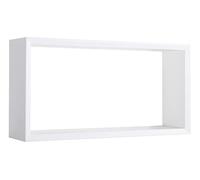 MODULARREDO | ARTU Mensola da Muro, Pensile Bagno, Mensola da Parete, Scaffale da Parete, 70x35 p15.5 cm, Bianco, Kit Tasselli Incluso - Made in Italy