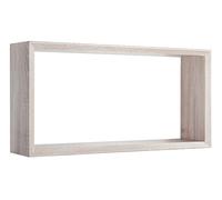 MODULARREDO | ARTU Mensola da Muro, Pensile Bagno, Mensola da Parete, Scaffale da Parete, 70x35 p15.5 cm, Rovere Sagerau, Kit Tasselli Incluso - Made in Italy