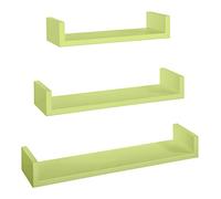 MENSOLE DA PARETE SET DI 3 PZ VARI COLORI MOD. CALAMITA