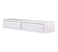 MODULARREDO | DOMINO MAXI Mensola da Muro con Cassetto, Comodino Sospeso, Mensola da Parete, 88.2x13.4 p23.7 cm, Rovere Imperiale - Made in Italy