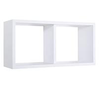 MODULARREDO | MORGANA MAXI Mensola da Muro, Libreria Sospesa, Libreria da Parete, Scaffale da Parete, Bianco, 70x35 p23.7 cm, Kit Tasselli Inclusi - Made in Italy