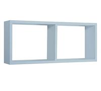 MENSOLA DA PARETE 2 SCOMPARTI VARI COLORI 70X30 CM MOD. MORGANA