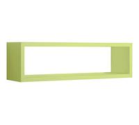 MODULARREDO | REGOLO Mensola da Muro, Pensile Bagno, Mensola da Parete, Scaffale da Parete, 60x17 p15.5 cm, Verde, Kit Tasselli Incluso - Made in Italy