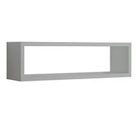 MODULARREDO | REGOLO Mensola da Muro, Pensile Bagno, Mensola da Parete, Scaffale da Parete, 60x17 p15.5 cm, Grigio Sasso - Made in Italy