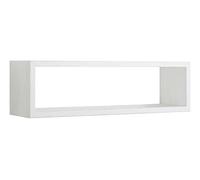 MENSOLA PARETE RETTANGOLARE ROVERE SBIANCATO SCAFFALE SALOTTO CAMERA REGOLO