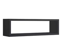 MODULARREDO | REGOLO Mensola da Muro, Pensile Bagno, Mensola da Parete, Scaffale da Parete, 60x17 p15.5 cm, Nero, Kit Tasselli Incluso - Made in Italy