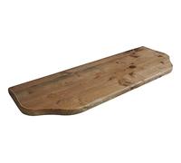 MODULARREDO | SATURNO Mensola da Muro, Mensola Legno, Scaffali Legno, Mensola da Parete, 76x24x2.4 cm, Kit Tasselli Incluso, Noce - Made in Italy