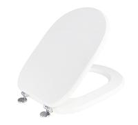 MODULARREDO | Sedile per WC DIANA, Tavoletta WC, Copriwater, Copri Wc, Copriwater Bianco, 35,1x46,30 cm, Bianco