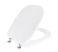 MODULARREDO | Sedile per WC TESI, Tavoletta WC, Copriwater, Copri Wc, Copriwater Bianco, 35,5x43,3 cm, Bianco