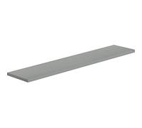 MODULARREDO | SMART Mensola da Muro, Scaffale Legno, Mensola da Parete, 76x15.5x1.8 cm, Kit Tasselli Incluso, Grigio Sasso - Made in Italy