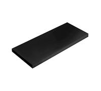 MODULARREDO | SMART Mensola da Muro, Scaffale Legno, Mensola da Parete, 76x15.5x1.8 cm, Nero - Made in Italy