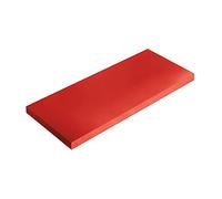 MODULARREDO | SMART Mensola da Muro, Scaffale Legno, Mensola da Parete, 96x20x1.8 cm, Rosso - Made in Italy