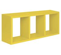 MODULARREDO | TRISTANO Mensola da Muro, 70x15 h30 centimetri, Giallo Canarino