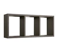 MODULARREDO | TRISTANO Mensola da Muro, Libreria Sospesa, Libreria da Parete, Scaffale da Parete, Rovere Scuro, 70x30 p15.5 cm, Kit Tasselli Inclusi - Made in Italy
