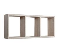 MODULARREDO | TRISTANO Mensola da Muro, Libreria Sospesa, Libreria da Parete, Scaffale da Parete, Rovere Sagerau, 70x30 p15.5 cm, Kit Tasselli Inclusi - Made in Italy