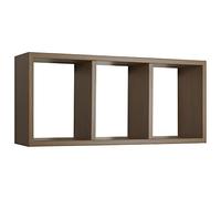 MODULARREDO | TRISTANO Mensola da Muro, Libreria Sospesa, Libreria da Parete, Scaffale da Parete, Rovere Tabacco, 70x30 p15.5 cm - Made in Italy