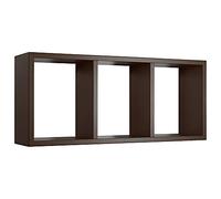 MODULARREDO | TRISTANO Mensola da Muro, Libreria Sospesa, Libreria da Parete, Scaffale da Parete, Wengè, 70x30 p15.5 cm, Kit Tasselli Inclusi - Made in Italy