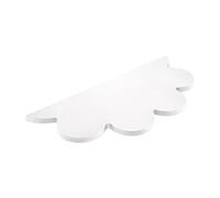 MODULARREDO | VENERE Mensola da Muro, Mensola Cameretta, Mensola da Parete, 56x26x1,8 cm, Bianco - Made in Italy