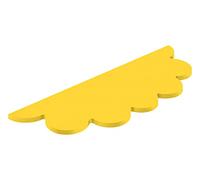 MODULARREDO | VENERE Mensola da Muro, Mensola Cameretta, Mensola da Parete, 76x26x1,8 cm, Giallo, Kit Tasselli Incluso - Made in Italy