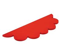 MODULARREDO | VENERE Mensola da Muro, Mensola Cameretta, Mensola da Parete, 76x26x1,8 cm, Rosso, Kit Tasselli Incluso - Made in Italy