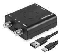 Modulatore da HDMI a RF, HDM61 VHF Adattatore convertitore da HDMI a RF per uscita formato TV NTSC, controllo PLL 1080P per console di gioco TV domestica