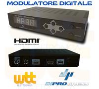 MODULATORE DIGITALE AUDIO/VIDEO SENDER RF PLL AUTOALIMENTATO HDMI COMP. MYSKY HD