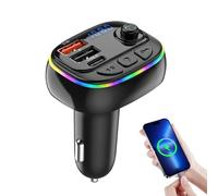 Modulatore FM digitale - Emittente sul pannello di guida, Ponte di frequenza in cabina | Amplificatore stereo per viaggi su strada, convertitore di intrattenimento a lungo raggio, strumento di espansi