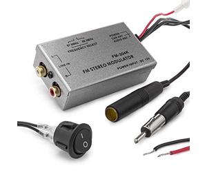 Modulatore FM universale stereo, MP3, antenna per autoradio, RCA, adattatore AUX