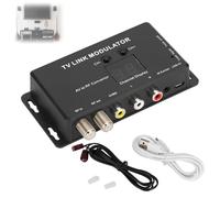 Modulatori RF rf tv video modulator Modulatore TM70 UHF TV LINK Convertitore da AV a RF Extender IR con Visualizzazione dei Canali Installazione e Moduladores RF