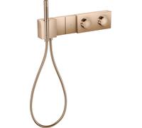 Module de thermostat AXOR Edge de taille manuelle Sélectionnez 470/100 dissimulé pour 2 consommateurs, taille diamant, 46701300, 46701300, Colorazione: Oro rosso lucido