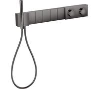 Module de thermostat AXOR Edge de taille manuelle Sélectionnez 680/100 dissimulé pour 5 consommateurs, 46730330, 46730330, Colorazione: Cromo nero lucido
