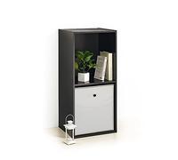 Modul'Home 6RAN619NR Mobiletto a 2 sezioni cubiche, in MDF, 29,5x36,5x77,5 cm, pannello MDF, nero, 77,5 x 36,5 x 29,5 cm