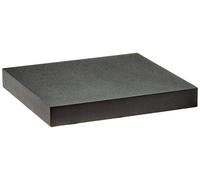 Modul'Home 6RAN790BC - Mensola in MDF, 25 x 22,8 x 3,4 cm, Pannello MDF, Nero, L25xP22,8x3,4cm