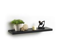 Modul'Home 6RAN792BC - Mensola in MDF, 75 x 22,8 x 3,4 cm, Colore, Pannello MDF, Nero, 75 x P22,8 x 3,4 cm