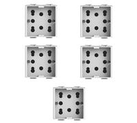 Moduli Bianchi, Compatibile Con Bticino Matix, Presa 10A 16A bipasso, antenna, ethernet, TV, antenna, USB, Per Placche originali e compatibili (5x, presa multistandard 10A/16A/schuko)