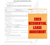 Moduli completi di contratto di locazione residenziale: include 3 moduli di affitto vuoti e guida di riferimento - Moduli di contratti di locazione in affitto residenziale per i proprietari di