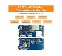 Moduli di Trasmissione Immagini WiFi 2.4G Modulo di Trasmissione Wireless FPV CVBS A WiFi, Autoadattamento NTSC/PAL, LC328