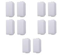 MODULI FRUTTI PRESE BIPASSO 10A 16A 230V INTERRUTTORI PULSANTI SCHUKO USB DIMMER SENSORI ANTENNA RETE COMPATIBILE CON BTICINO MATIX (5x, falso polo 2x)