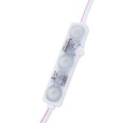 Moduli Led SMD 12V 1,2W 3 Led IP68 catena 20pz per insegne pubblicitarie Bianco freddo 6500K M LEDME