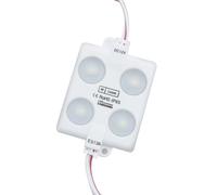 Moduli Led SMD 12V 2W 4 Led IP65 catena 20pz per insegne pubblicitarie Bianco freddo 6000K M LEDME