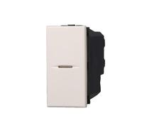 MODULI PRESE INTERRUTTORI SHUCKO PULSANTI TV DIMMER COMPATIBILE SERIE AXOLUTE BIANCHI (INVERTITORE 1P)
